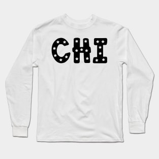 Chi Star Letters Long Sleeve T-Shirt